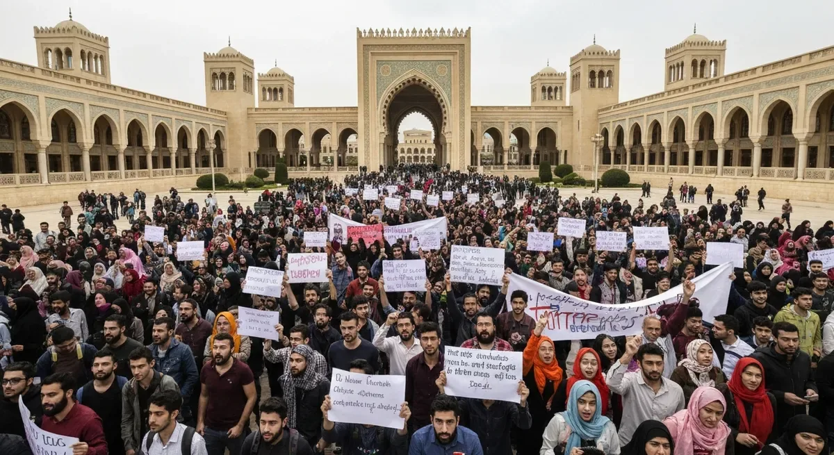 Biểu tình phản đối chính quyền tại Iran được cho là đang diễn ra tại nhiều trường đại học