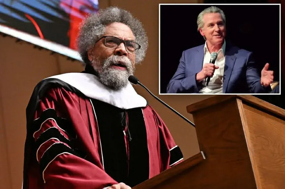 Cornel West chỉ trích Thống đốc Gavin Newsom vì phát biểu về điểm SAT tại Atlanta
