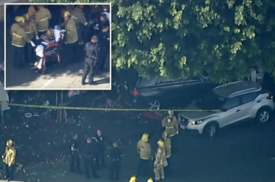 Ít nhất 4 người bị thương khi xe lao lên vỉa hè ở Downtown Los Angeles