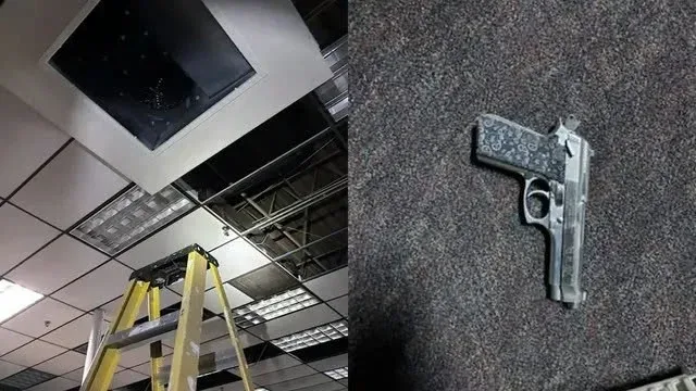 Nghi phạm trộm có vũ trang bị bắt khi trốn trong ống thông gió tại doanh nghiệp ở DeKalb