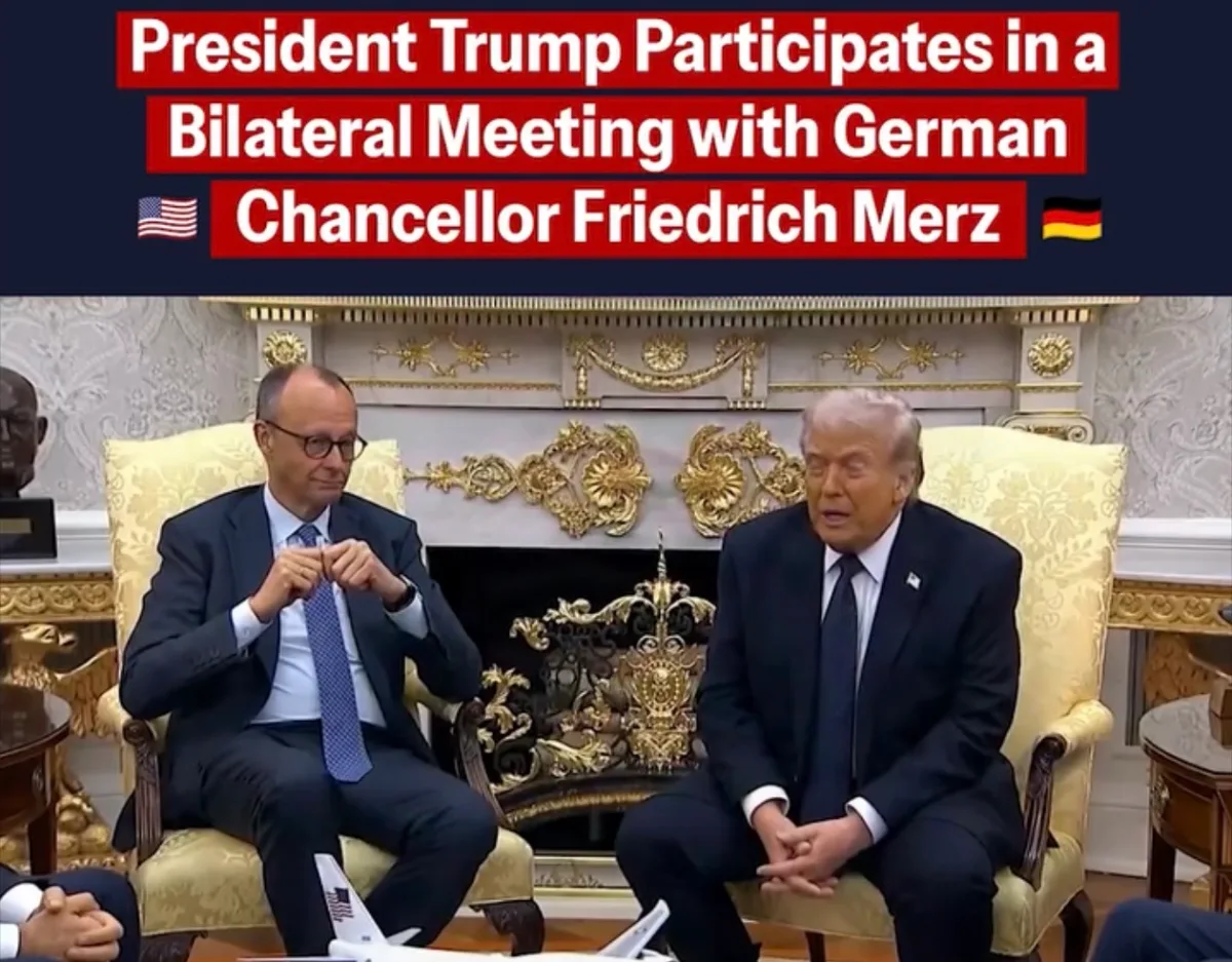 Tổng thống Trump hội đàm Thủ tướng Đức Friedrich Merz tại Phòng Bầu dục, tập trung vào Iran và thương mại